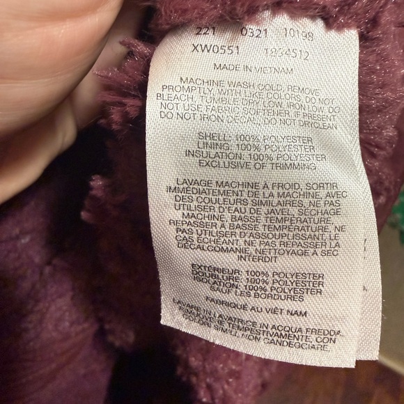 Columbia Plush-Lined Jacket in Plum - Picture 6 of 6